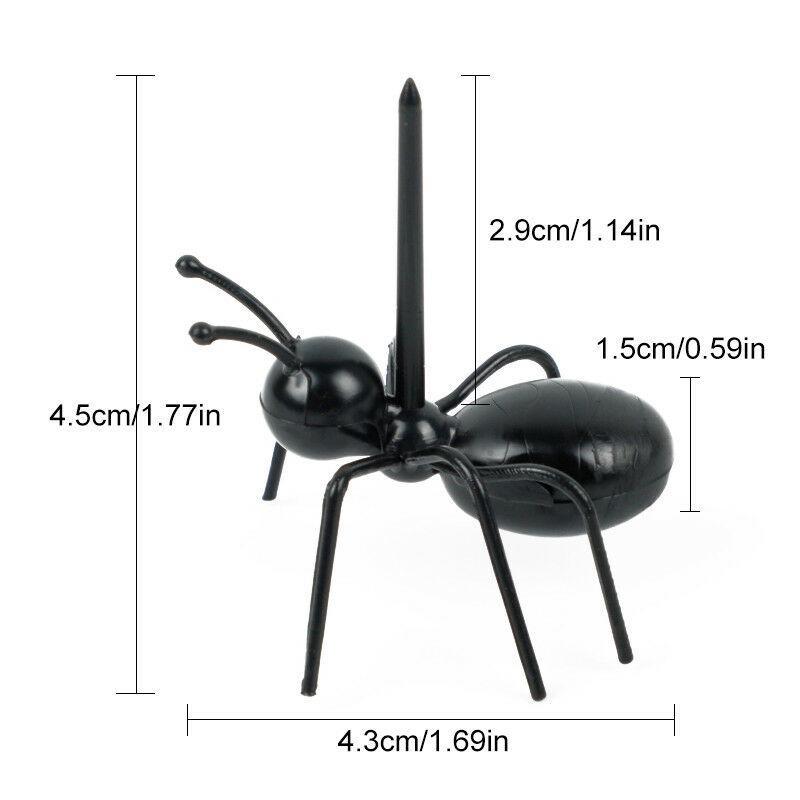 Halloween 12 Pcs Cute Mini Ant Fruit Fork Eco Friendly Plastic Easy Decoration Tableware