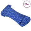 152433 vidaXL Boat Rope Blue 4 Mm 25 M Polypropylene