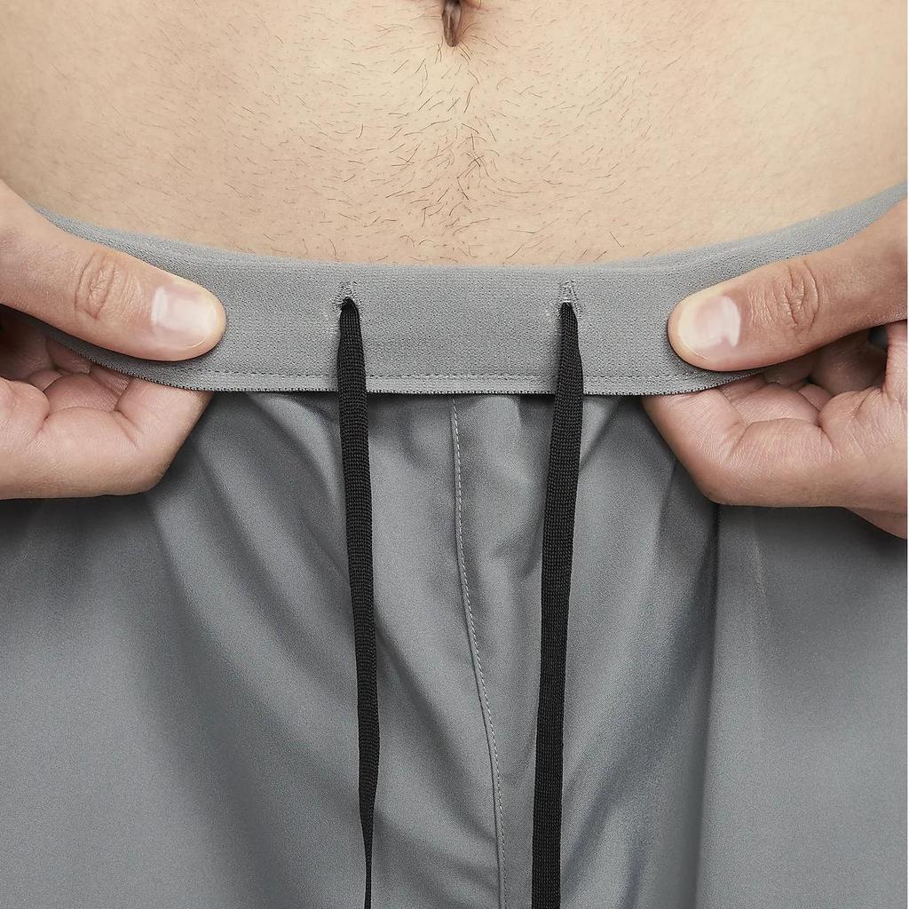 Nike Solid Color Brand Logo High Waist Drawstring Shorts Men Shorts Silver DV9364-084