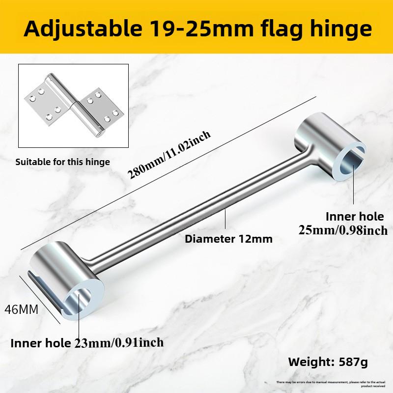 Hinge Gaps Adjusting Wrench Double Head Door Hinge Repair Spanner Labor-Saving Wrench For Home Hinge Gaps Repair Tools