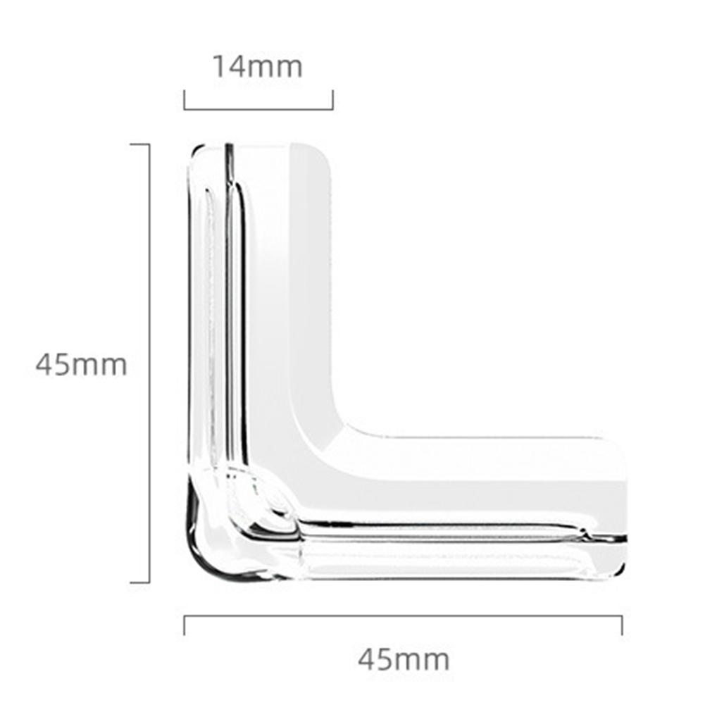 32PCS PVC Transparent Corner Protectors Soft & Strong Binder Protectors Clear Baby Corner Guards For Furniture, Fireplaces