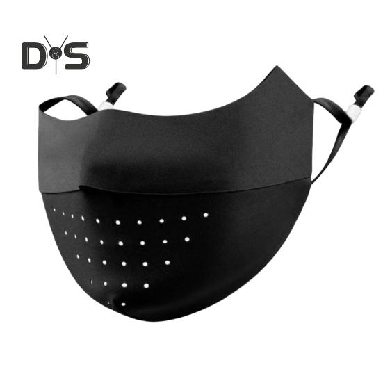 Face Guard Seamless Breathable Holes Design Sunscreen 3D Slim Design Face Guard UPF 50 Breathable Ice Silk Fabric Face Protector