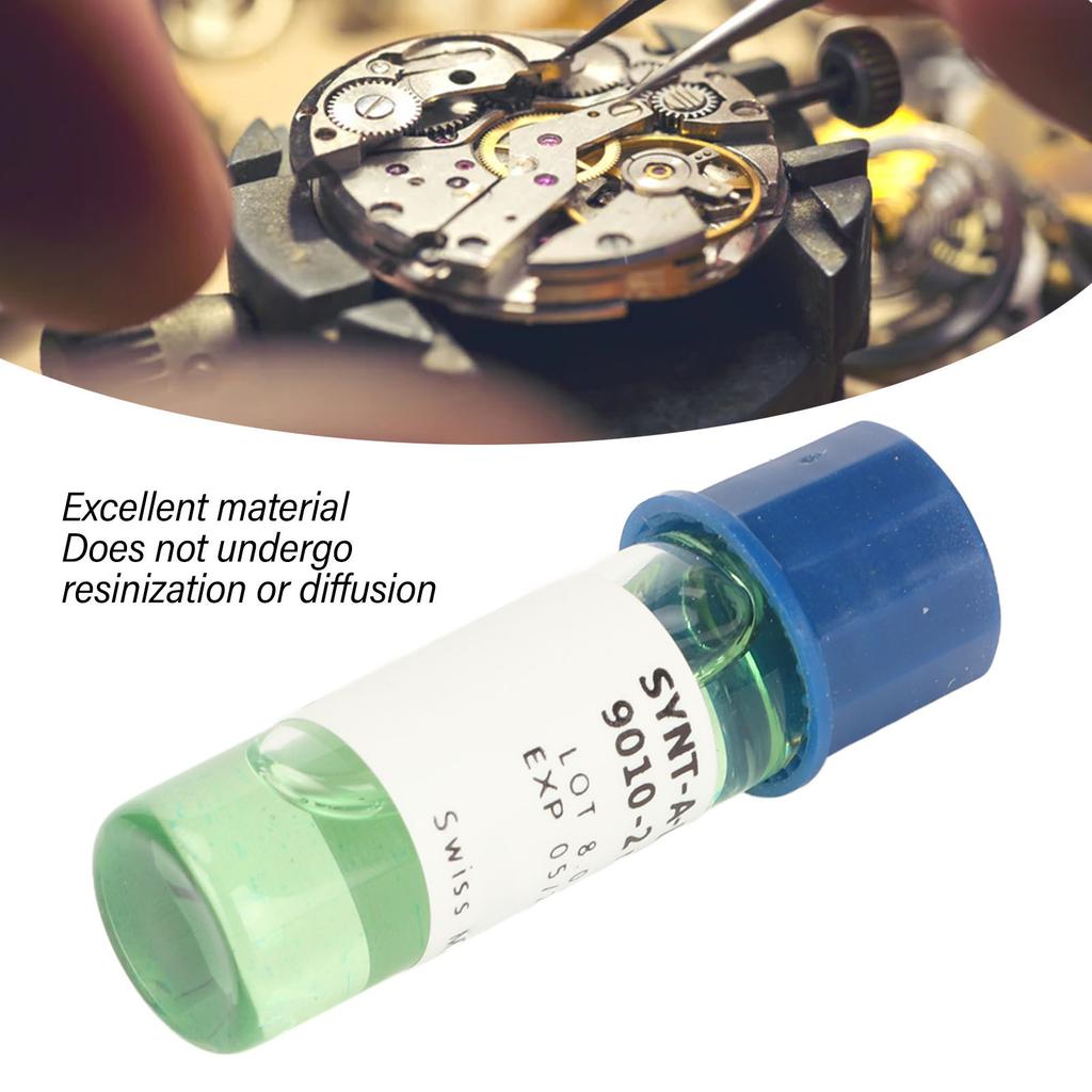 9010A Watch Lubricating Oil Watch Mechanical Synthetic Oil for Balance Bearing Light Green 2ml