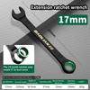 Portable 6-19MM Combination Wrench Open-end Dual-purpose Ratchet Spanner Manual Spanners Car Repair Tool