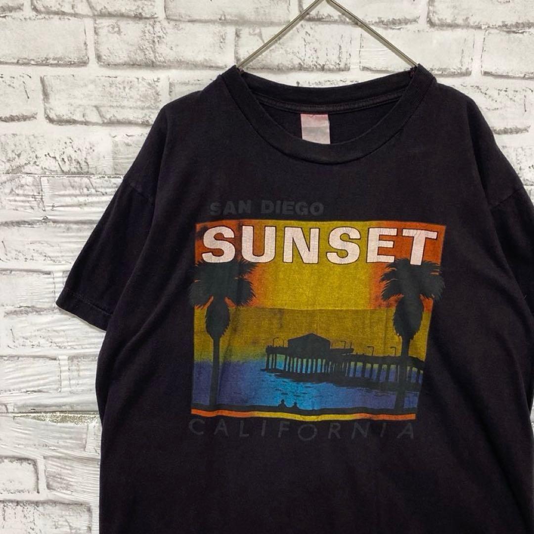 USA-made 90s vintage T-shirt! Single Stitch Brown Vintage XL0515 S