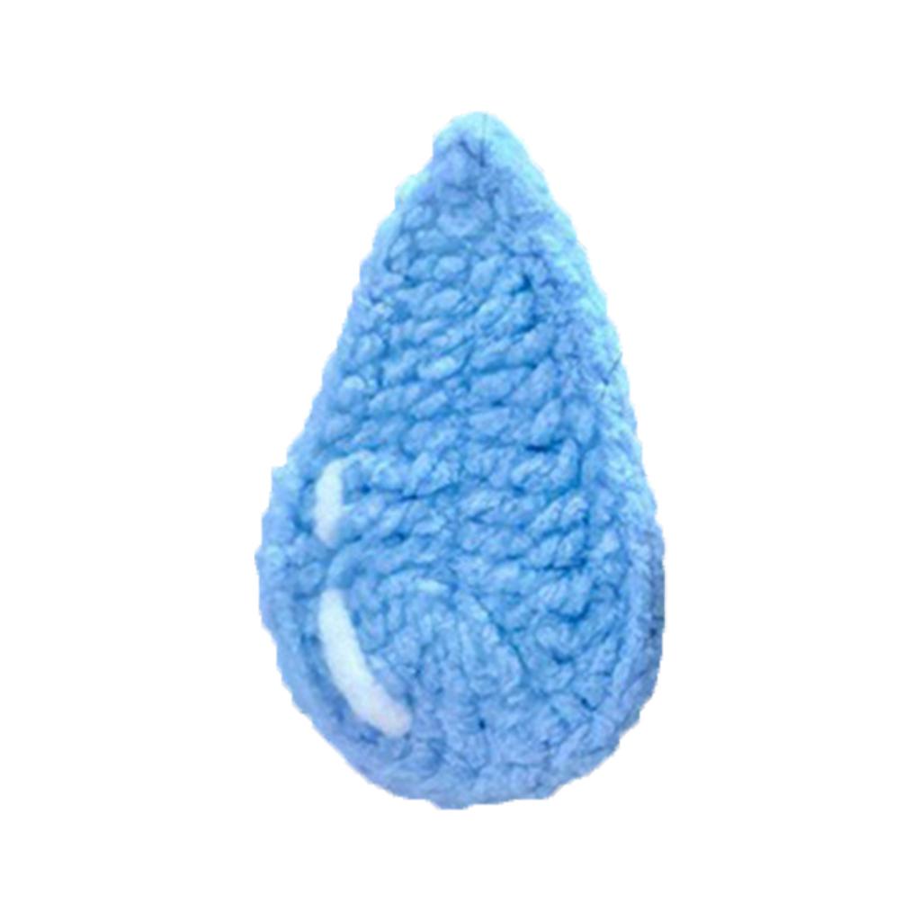 Crochet Side Hair Clips with Duckbill Clamp Angry Shape Boho Hairpins for Women Girls Handmade Yarn Hair Accessories