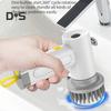 Electric Cleaning Brush Cordless Rechargeable Scrubber Motor Overload Safety Kitchen Cleaning Brush Home Cleaning Tool