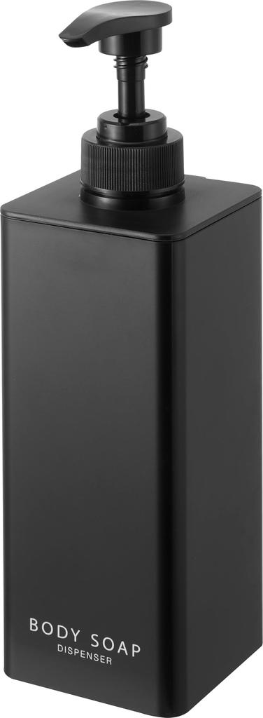 Yamazaki Jitsugyo Plenty of Spender für Waschmittel Duschgel Schwarz B7 x x H24cm Tower Nachfüllflasche Shampoo-Flasche 1543 (Yamazaki) D7,5