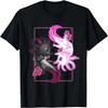 Niedlicher Axolotl Yin Yang Plüsch Haustiere Kirschblüte Mädchen Jungen T-Shirt