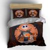 Halloween Skeleton Art Design Bedding Duvet Cover Set Duvet Cover Pillowcases  (1*Duvet Cover 2*Pillowcases, Without Duvet Insert)