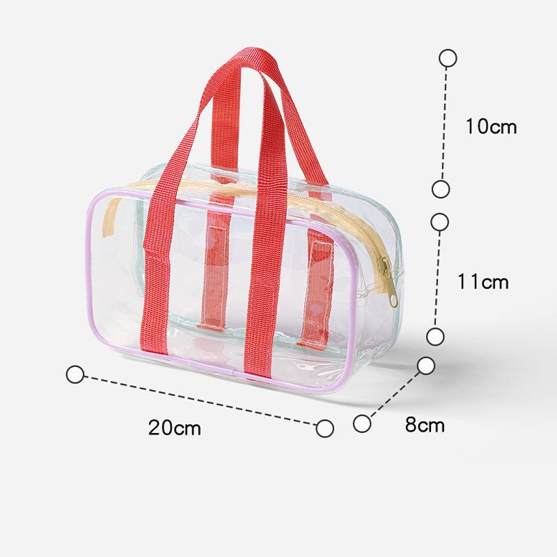

Simple Toiletry Bag Storage Bag Transparent Large Capacity Portable Travel