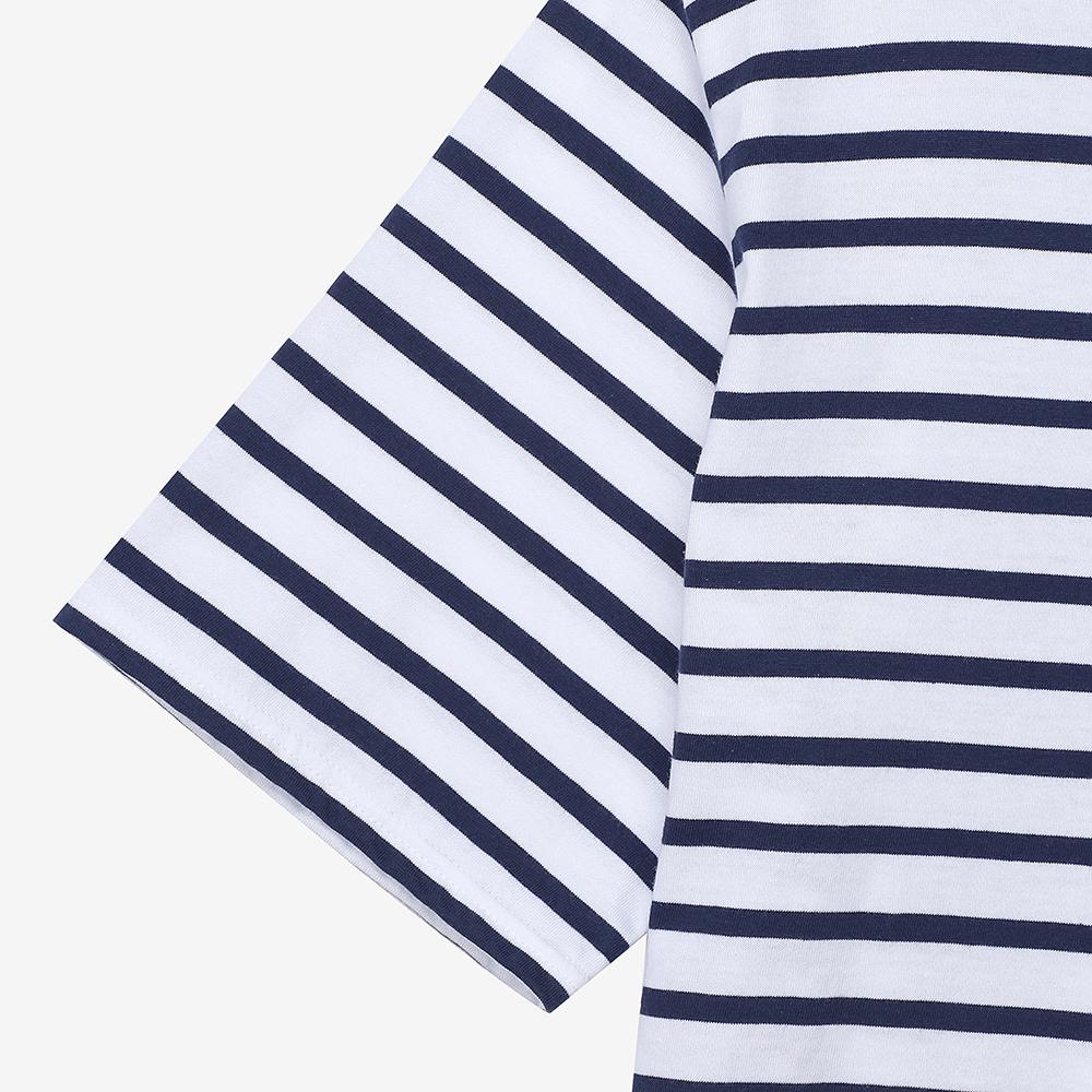SAINT JAMES [Free Eco Bag] Levan 18 Round Neck Short Sleeve T-Shirt (088) Asjm2G94334-088