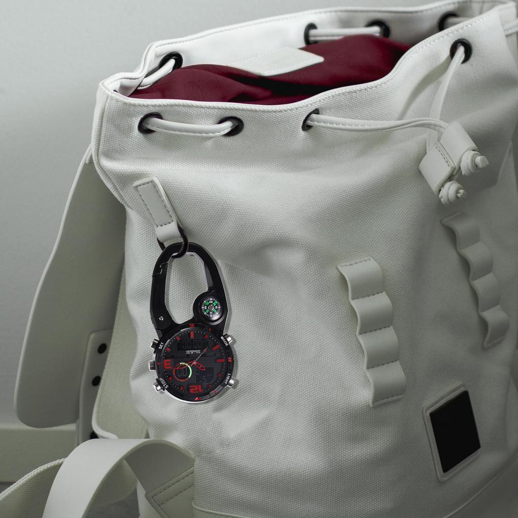 Karabina 3ATM LED Day of the Sports Horské outdoorové příslušenství Day Boyfriend Present Watch, Ana-Digital Display, Watch, Waterproof,