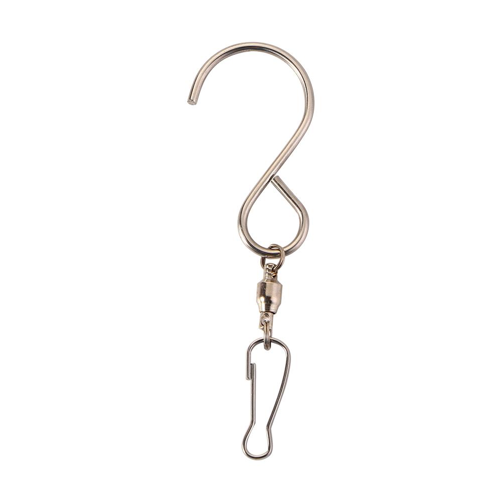 Chimes Bird Feeder Plants Pot Solar Light Garden Organization Hanger Clip Hanging Hook Swivel Hook