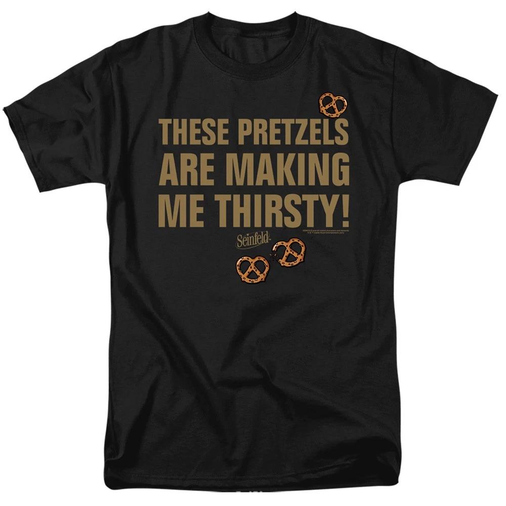 Seinfeld - Pretzels Thirsty - Unisex Short Sleeve Children s T-shirt - Black 140