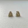 evenesel Triangle blooming earring