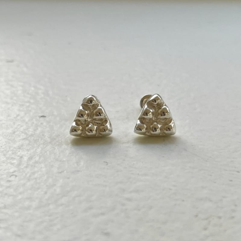 evenesel Triangle blooming earring