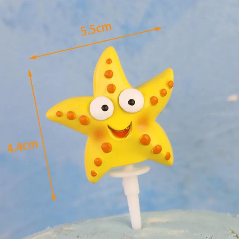 Under The Sea Cake Decor Mermaid Under The Sea Party Supplies Baby Shower Ocean Themed Birthday Party Cake Topper Decor
