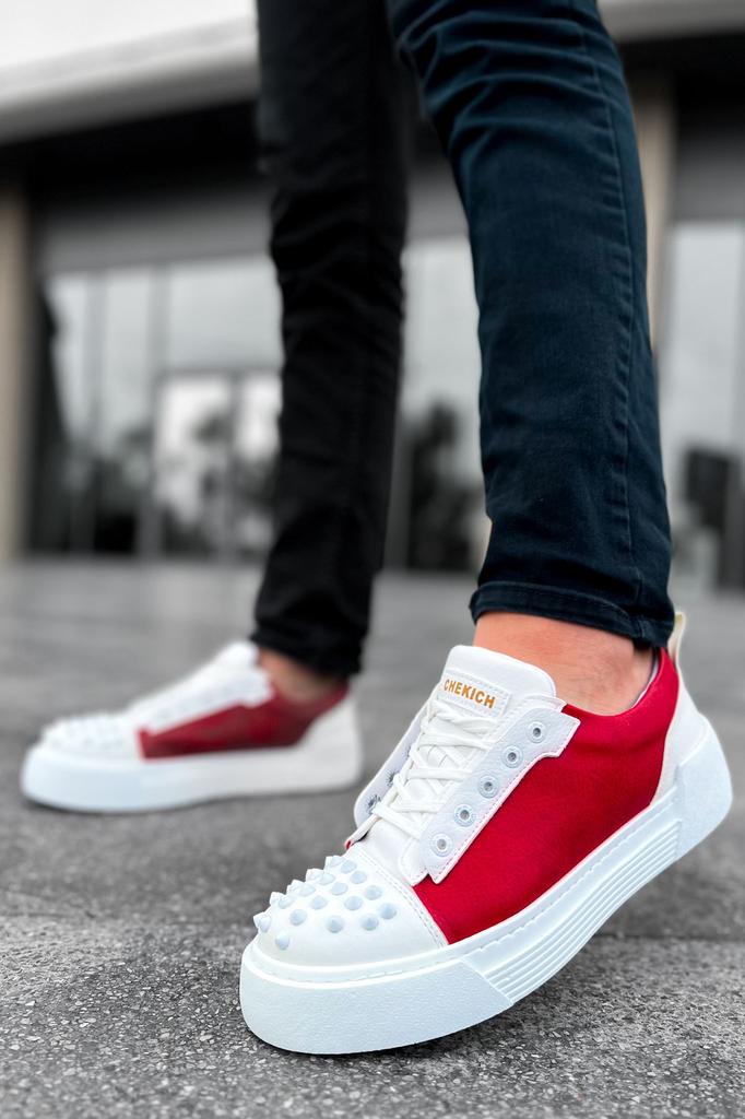 Chekich H New Collection CH169 Thorn Men Shoe White Black Brown Tan