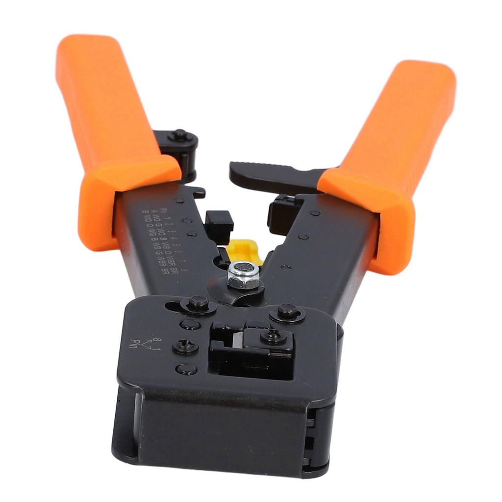 RJ45 Crimpzange Durchgang CAT6 CAT5E Ethernet-Kabel Crimper Stahl Elektro Elektronik Werkzeuge