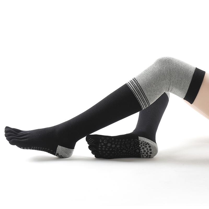 Non-slip Dance Yoga Socks, Stockings Over the Knee Socks, Women's Yoga Socks, Five-finger Yoga Socks, Non-slip Yoga Socks, Pilates Socks