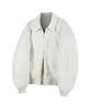 Standarderror 87-Stan023 Essential Collared Neck 2-Way Padded Jumper Ivory