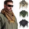 Sciarpa Tattica Shemagh, Sciarpa Keffiyeh Leggera da Deserto con Nappe, Copricapo/Sciarpa Multifunzione Antivento per Campeggio all'Aperto, Escursionismo