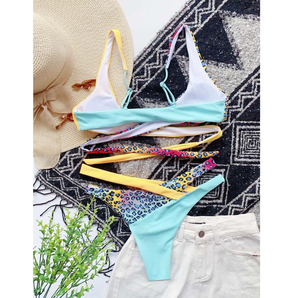 Push Up Bikini Sexy Bikini Set High Waist Women Swimwear Patchwork Swimsuit Female Brazilian Biquini Bathing Suit Swimming Suits