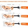 Adjustable Shoe Stretcher Tension Spring Coil Wooden Shoe Tree Stretcher Prevent Creasing EU34-46 Shoe Expander Boots