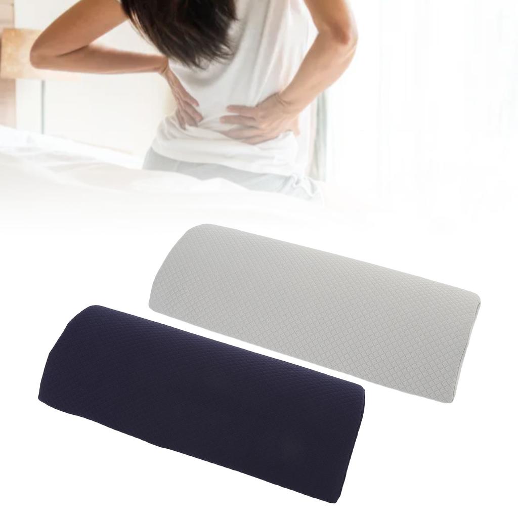 Lumbar Support Memory Foam Pillow Lumbar Support Cushion Breathable Bed Waist Pillow for Home Office