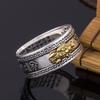 Buddhist Jewelry Fengshui Pixiu Rings Amulet Protection Fortune Wealth Good Luck Adjustable Opening Fashion Ring Women Men Gift