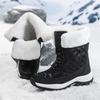 TUINANLE Winter Thick Women's Snow Boots Warm Plush Mid-calf Boots Non Slip Platform Snow Boot Casual Female White Shoes