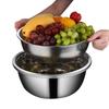 Stainless Steel Fine Mesh Strainer & Solid Basin Set