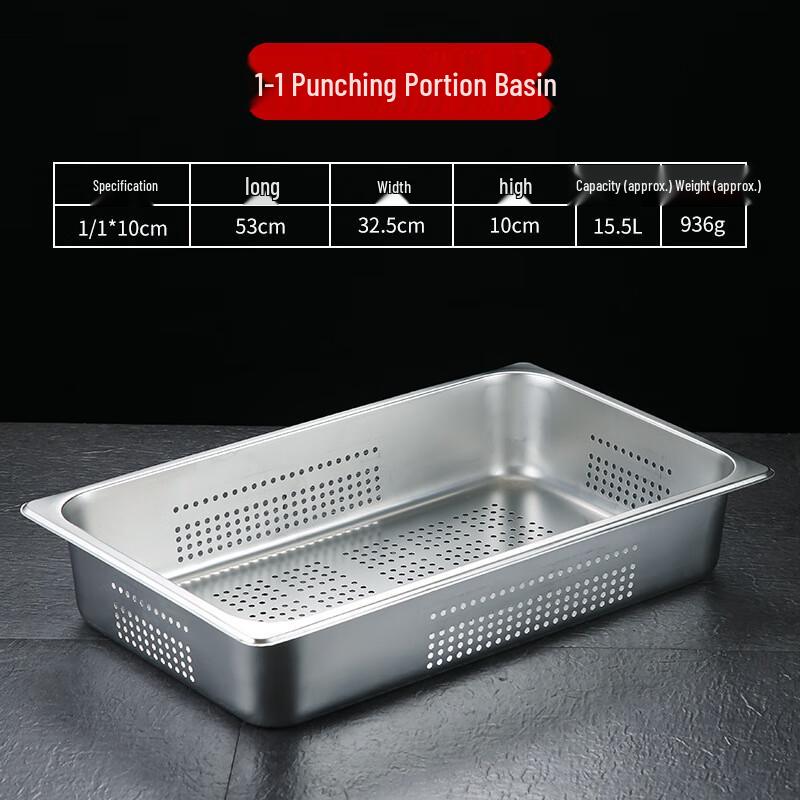 Stainless Steel Perforated Buffet Drain Pan