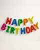 13pcs Happy Birthday Decoration Balloons Pink Blue Letter Foil Ballons Set Birthday Party Decoration