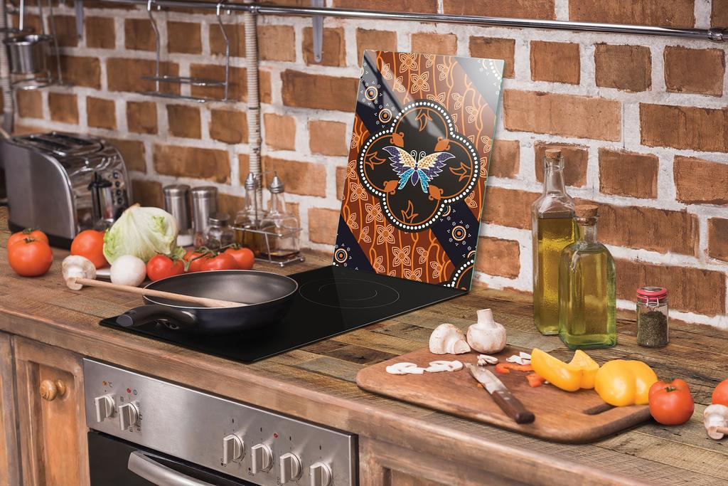 SZKLANA DESKA DO KROJENIA 35x52 MOTYL