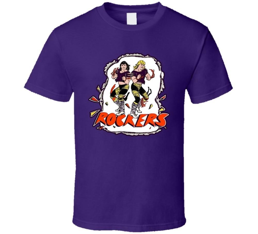 The Rockers Tag Team Retro Wrestling T Shirt Unisex T-Shirt L