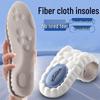Men's 4D Cloud PU Massage Arch Insole - High Elasticity, Shock Absorption, Odor Resistant, Sweat Absorbing Sports Insole.