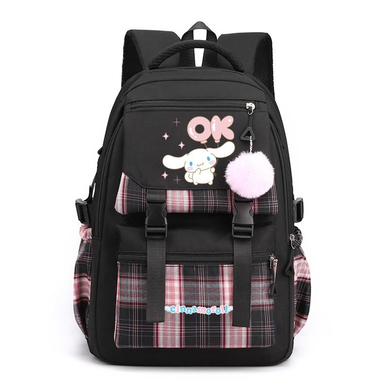 Japanese Anime Style Youth Backpack Students - Large Capacity School Bag With Laptop Sleeve Zippered Pockets