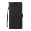 Applicable to iPhone15 mobile phone leather case S24 solid color matte anti-theft brush card holder wallet protective case