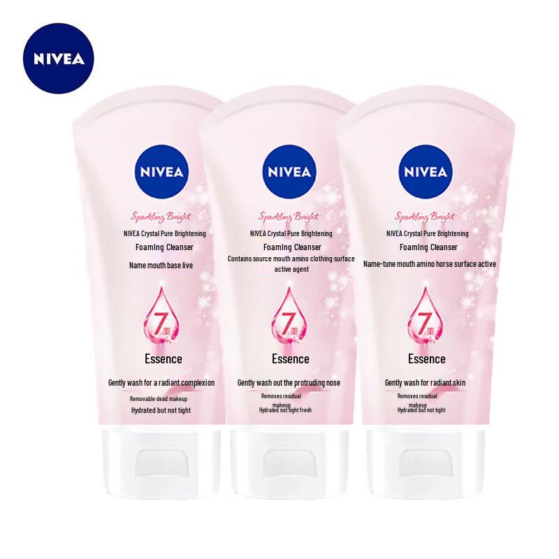Nivea Crystal Brightening Foaming Facial Cleanser