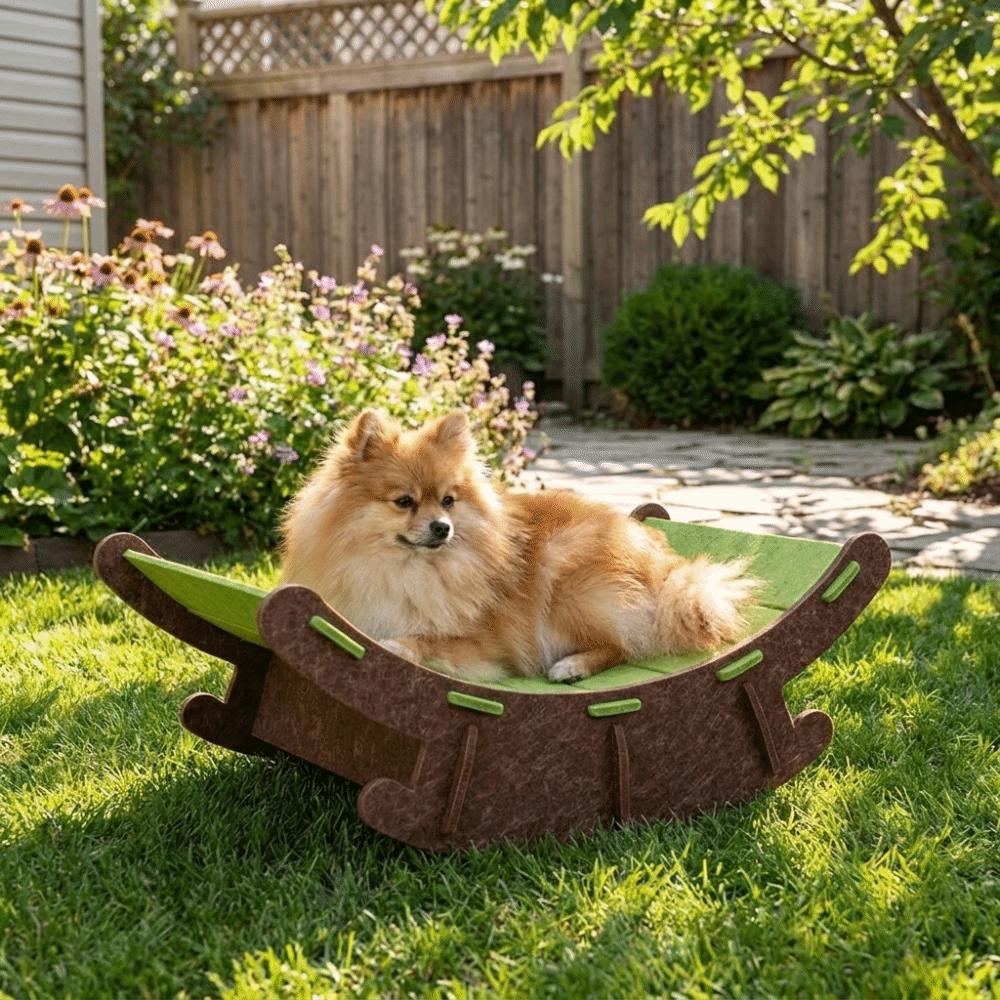 Wear-Resistant Pet Rocking Chair Elevated Cat Scratch Board Cat Lounge Chair All Season Universal