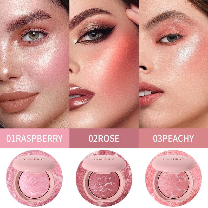 CosSkin Baked Blush Natural Pigment Long-Lasting Matte Face Blush