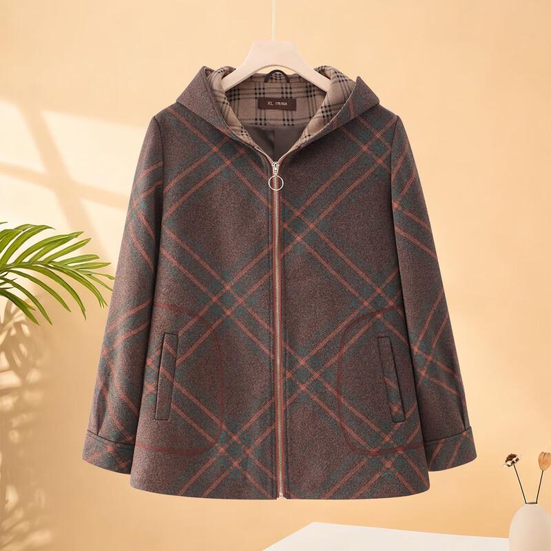 

YUZHAOLIN Women s Hooded Casual Jacket 5XL