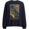 COACH SS25 T Shirt Unisex Marine Blue CZ074-B5H