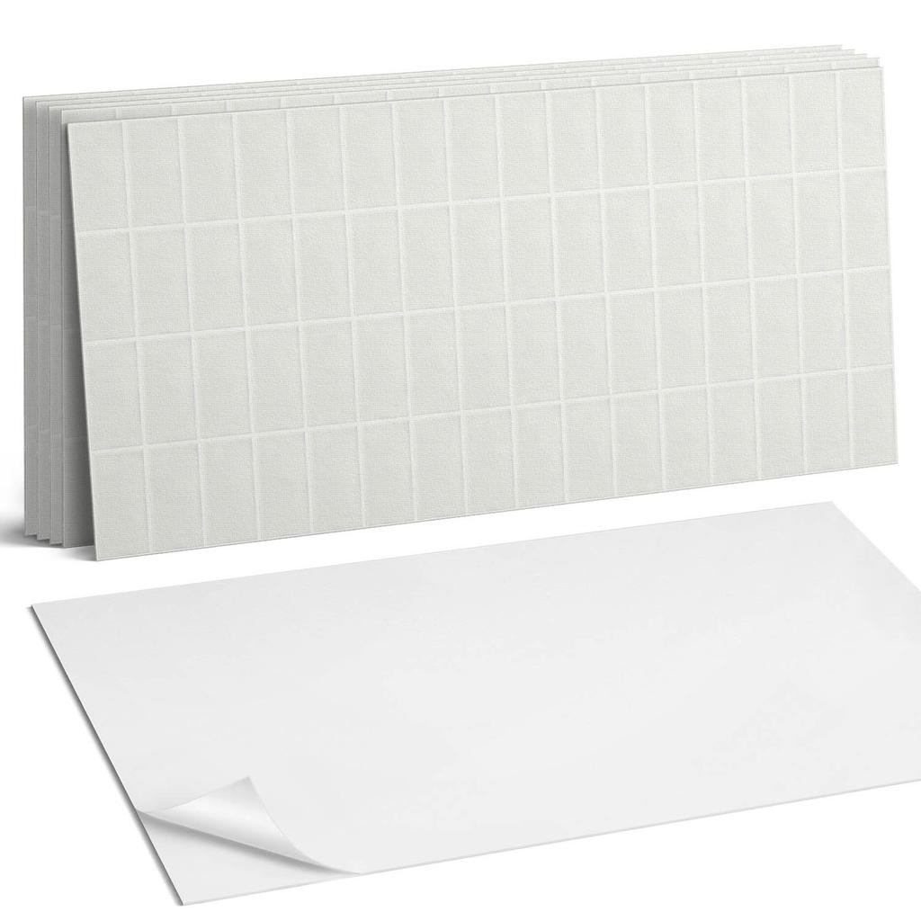 Komplet Kafelków Winylowych Łatwy Montaż Prosta Mozaika Prostokątów 6X60X30 Cm