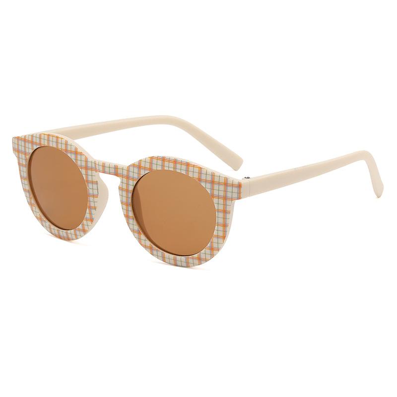 Trendy Style Kids Sunglasses Children Round Striped Outdoor Sports Sun Glasses Girls Boys Uv400 Goggles Sun Protection Eyewear