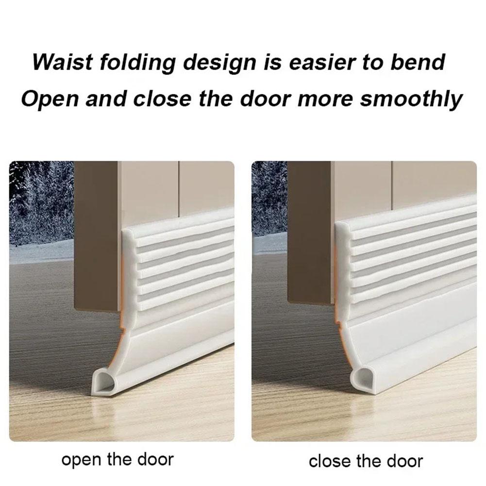 Door Bottom Seal Strip Under Door Weatherstrip Sealing Strips Draft Stopper Door Seal Anti-Cold Gap Blocker Windproof Strips