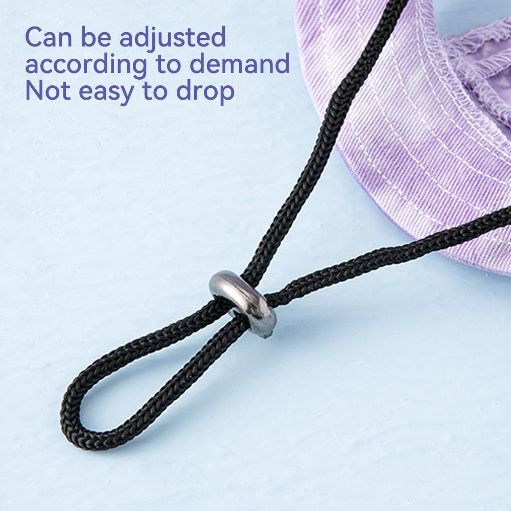 Tie-dyed Pet Hat with Ear Holes Dog Puppy Sunscreen Baseball  for Dogs Summer Cat  Sun Hat Small Dogs Outdoor Hiking Hat