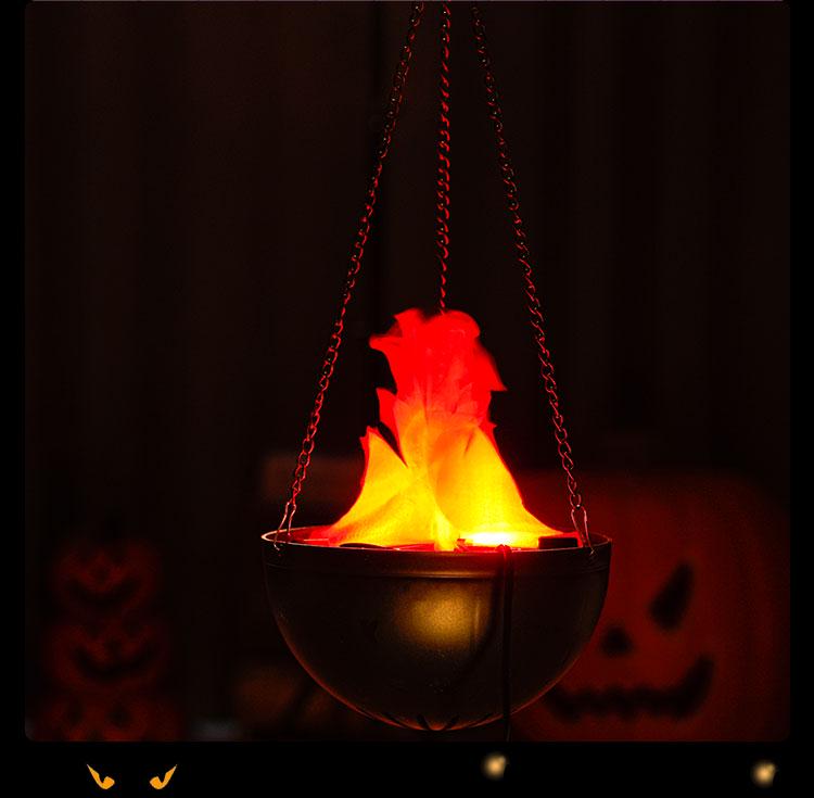 LED Flame Light for Halloween Decor & Party Ambience